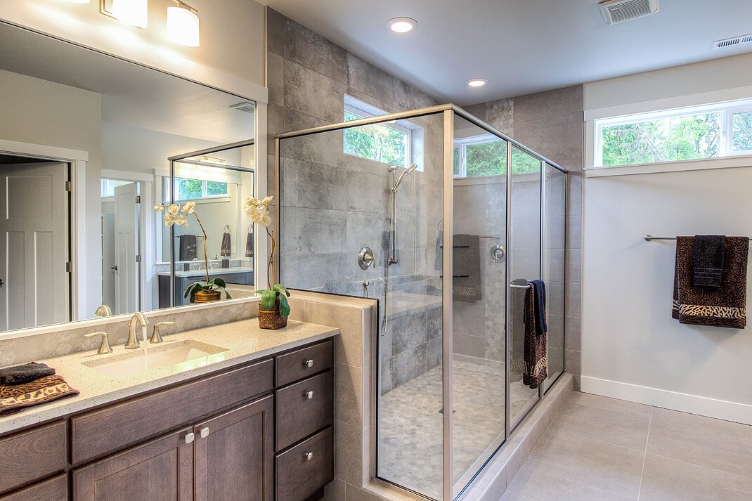 Luxury Jacuzzi bathtub installation in Bothell bathroom - Premium spa-style bathroom remodeling